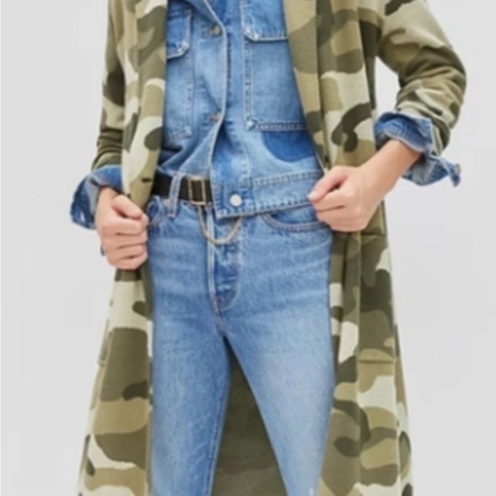 Maeve Camouflage Cardigan nwt Anthropologie